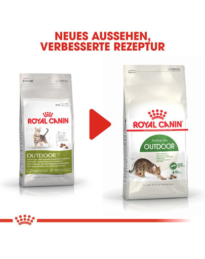 ROYAL CANIN OUTDOOR Katzenfutter trocken für Freigänger 400 g