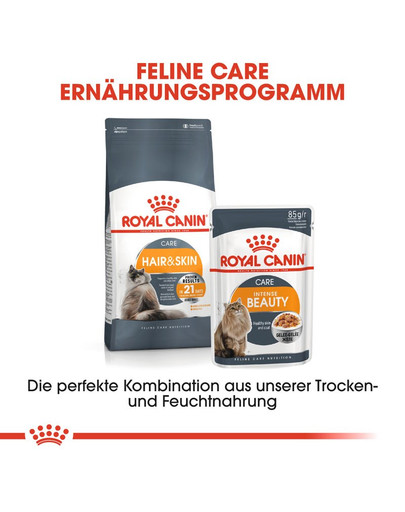 ROYAL CANIN Hair & Skin Care Katzenfutter trocken für gesundes Fell 2 kg