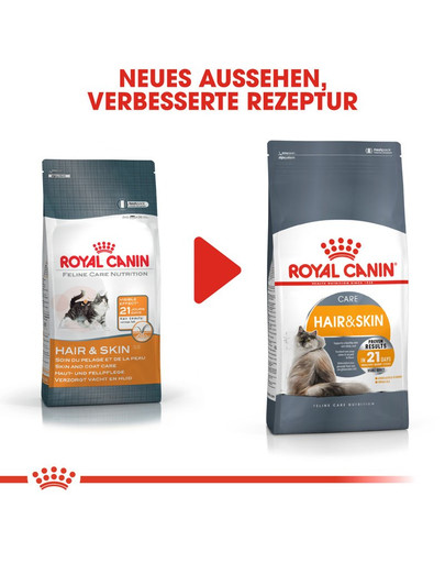 ROYAL CANIN Hair & Skin Care Katzenfutter trocken für gesundes Fell 4 kg