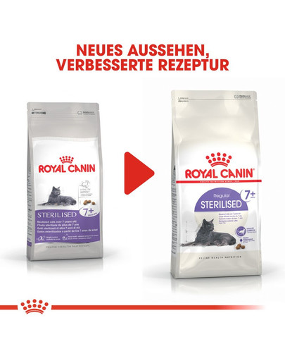 ROYAL CANIN STERILISED 7+ Trockenfutter für ältere kastrierte Katzen 10 kg