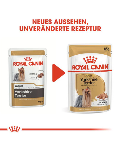 ROYAL CANIN Yorkshire Terrier Adult Hundefutter nass Mousse 12 x 85 g
