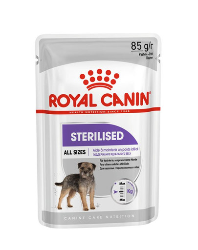 ROYAL CANIN STERILISED Nassfutter für kastrierte Hunde Mousse 12 x 85 g