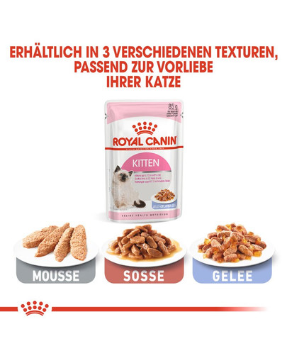 ROYAL CANIN KITTEN Nassfutter in Gelee für Kätzchen 85 g