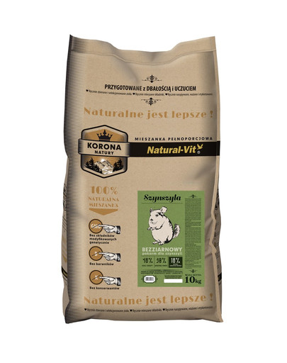 NATURAL-VIT Korona Natury Alleinfuttermischung für Chinchillas 10 kg