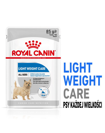 ROYAL CANIN LIGHT WEIGHT CARE Nassfutter für Hunde mit Neigung zu Übergewicht 12 x 85 g