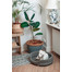 FERA Hundebett oval grau XL 75x62x22 cm