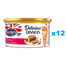 BUTCHER'S Classic Delicious Dinners z wątróbką i wołowiną mus 12 x 85 g
