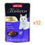 ANIMONDA Vom Feinsten Fines mit Filets Nassfutter mit Wild und Putenfilet für adulte Katzen 12x85g