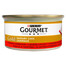 GOURMET Gold Savoury Cake Nassfutter mit Rind und Tomaten in Soße für adulte Katzen 6x85 g