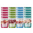 SUPER RAFI Mix Geschmacks Nassfutter Pastete mit Perlhuhn, Kalb, Wild, Lamm, Leber, Herzen für adulte Hunde aller Rassen getreidefrei 20x500 g