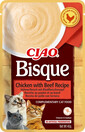 INABA CIAO Bisque Hühner- und Rindfleischcremesuppe 40g