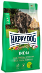 HAPPY DOG Sensible India Trockenfutter mit Reis Erbsen und Kurkuma adulte Hunde M, L, vegetarisch 10 kg