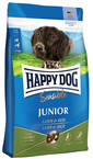 HAPPY DOG Sensible Trockenfutter mit Lamm und Reis für Welpen junge Hunde 10 kg
