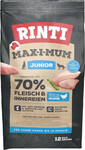 RINTI MAX-I-MUM Junior Trockenfutter mit Huhn für Welpen und junge Hunde getreidefrei 12 kg